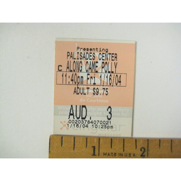 Vintage Movie Ticket Stub Along Came Polly 2004 Palisades Center Adult 011604 - Picture 2 of 3